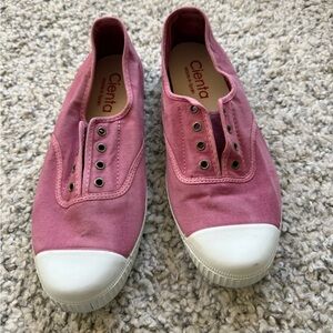 NWOT - Cienta Pink Slip-On Shoes - women size 40